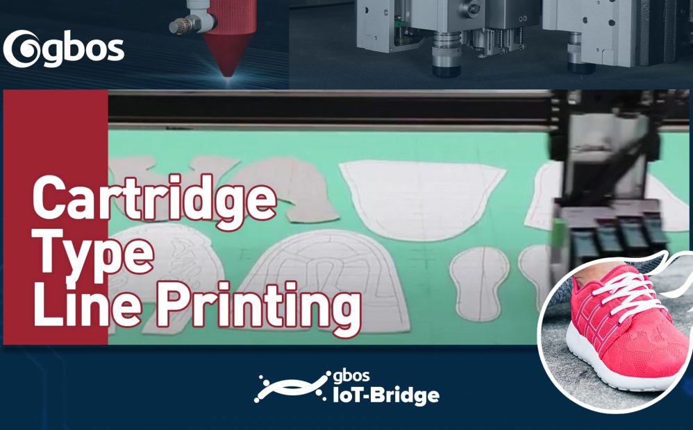 Cartridge Type Line Printing for Shoe Components