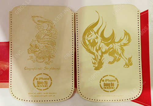 Laser Engraving Leather Wallet