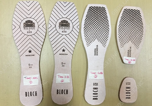 Ballet Shoe Sole Laser Marking