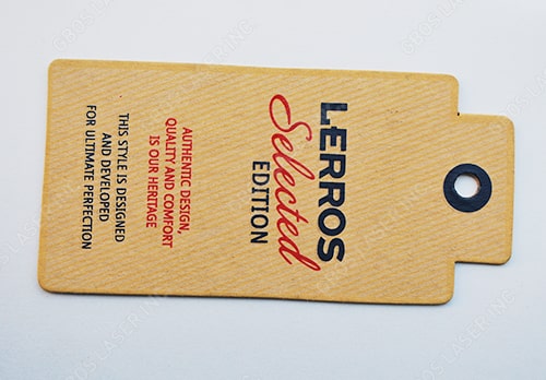 Cloth Tags Laser Cutting